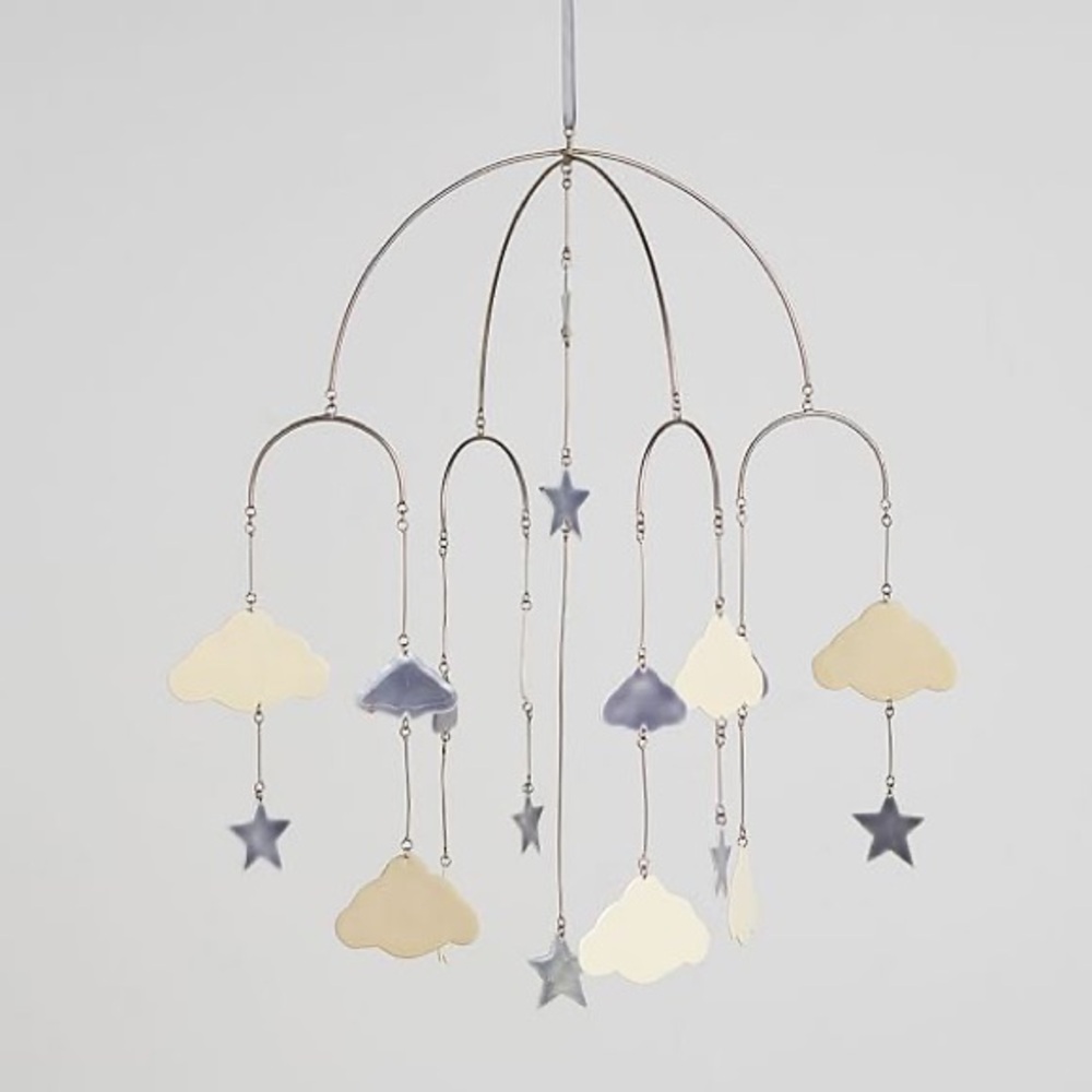 West Elms Enamel Iron Stars And‎ Clouds Mobile